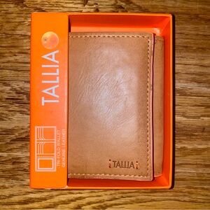 Tallia Genuine Leather Tri-Fold Men’s Wallet NWT